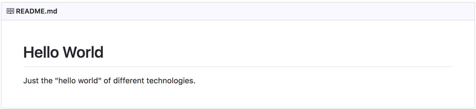 My Hello World repo's README.md